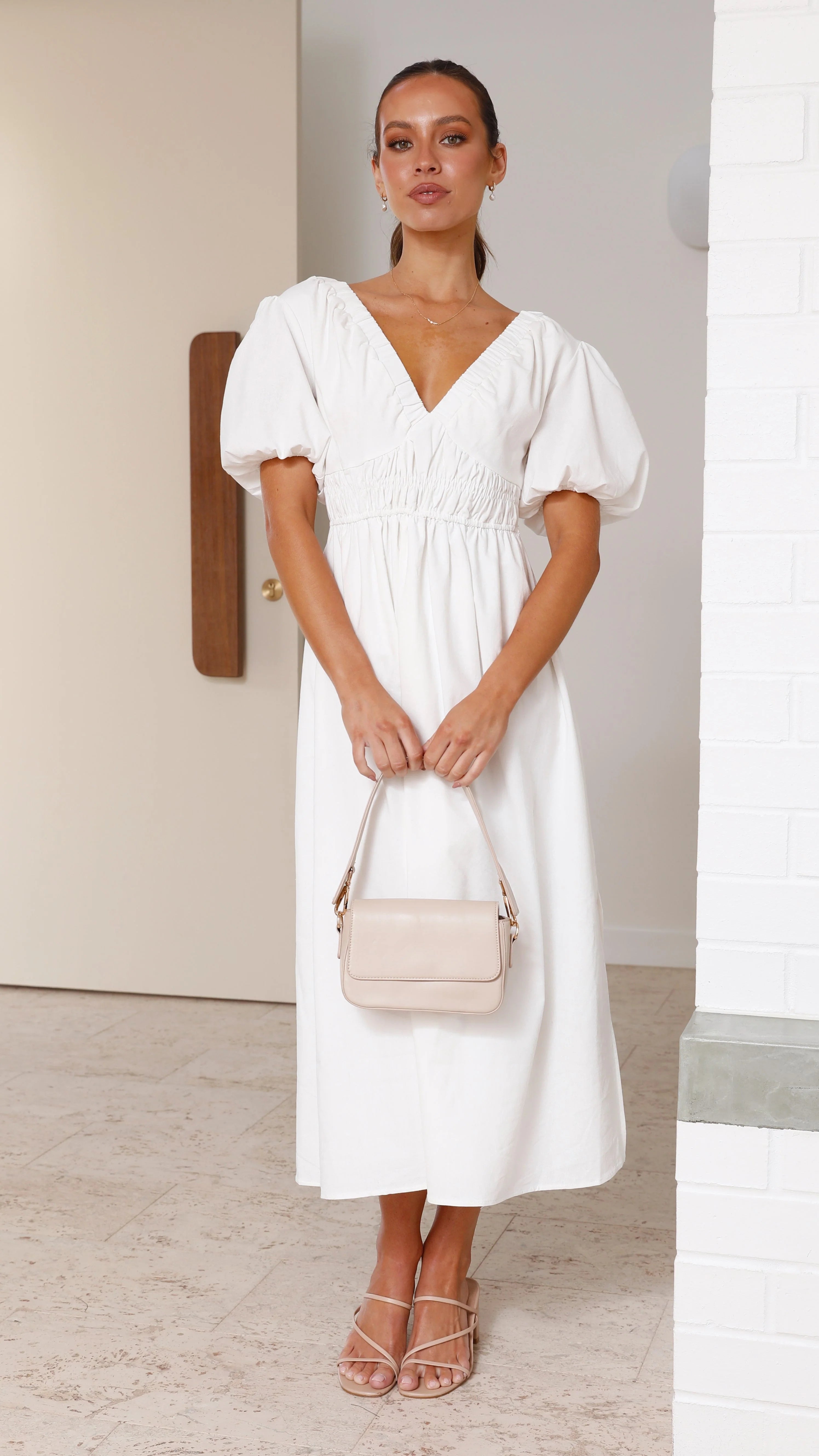 Fiore Maxi Dress - White