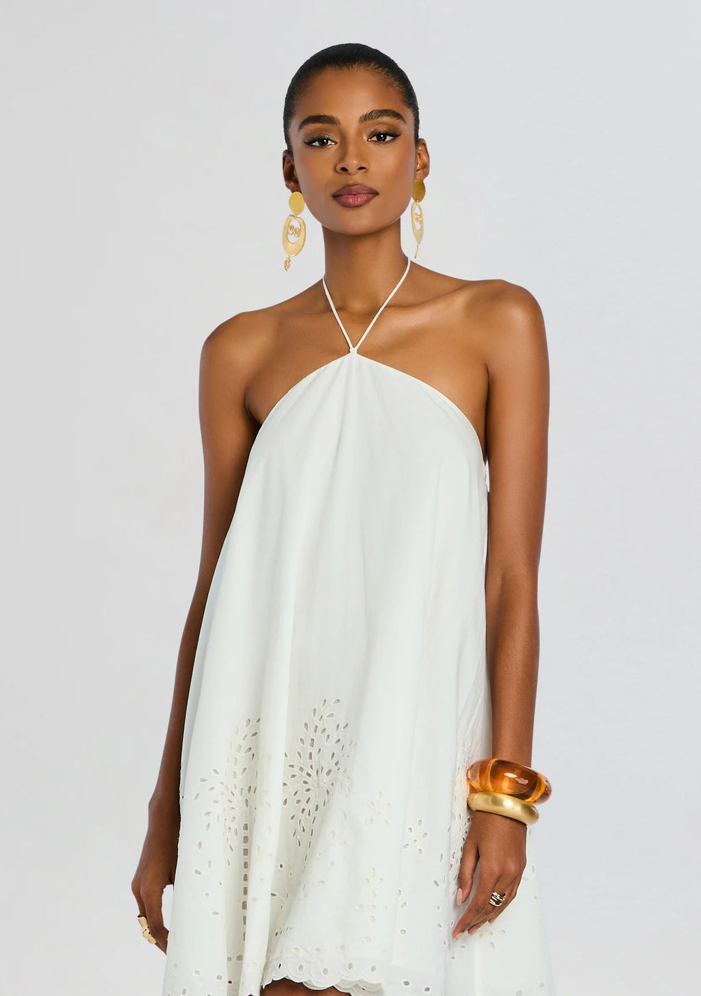 Bagh Halter Mini Dress